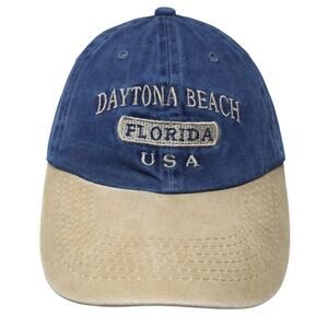 Daytona Beach Florida USA Slideback Baseball Cap Blue One Size Sunkiss Kap